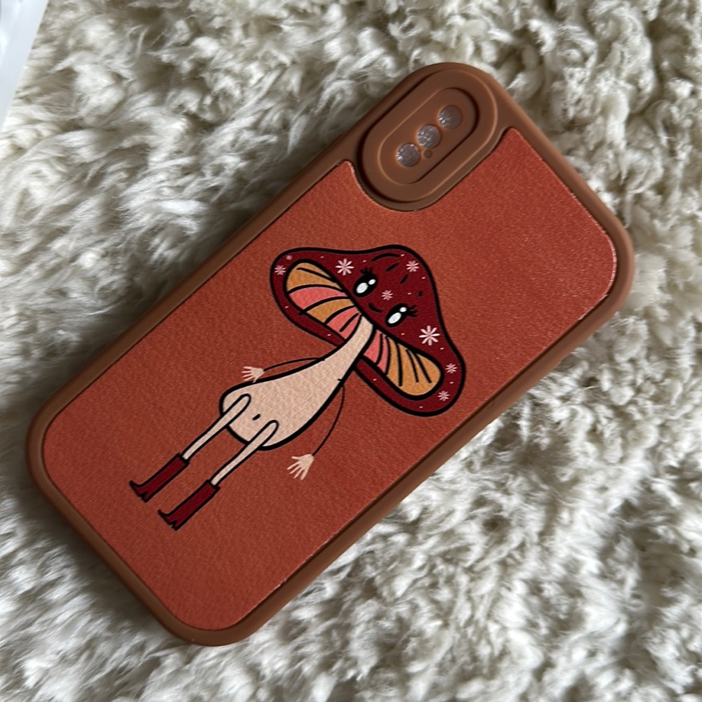 ROMWE IPhone XS Case-Mushroom-Brand New